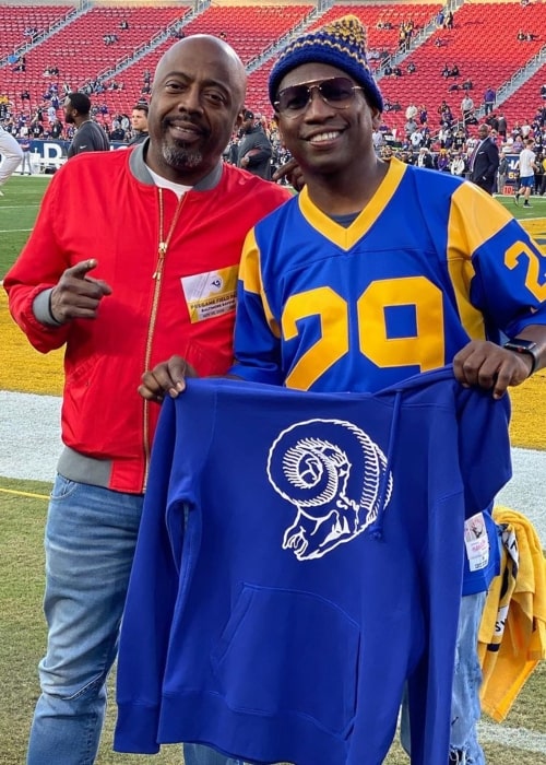 Guy Torry as seen in a picture with actor, radio host, and comedian Donnell Rawlings in November 2019