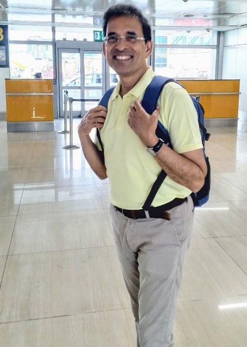 Harsha Bhogle as seen in a picture taken in September 2019