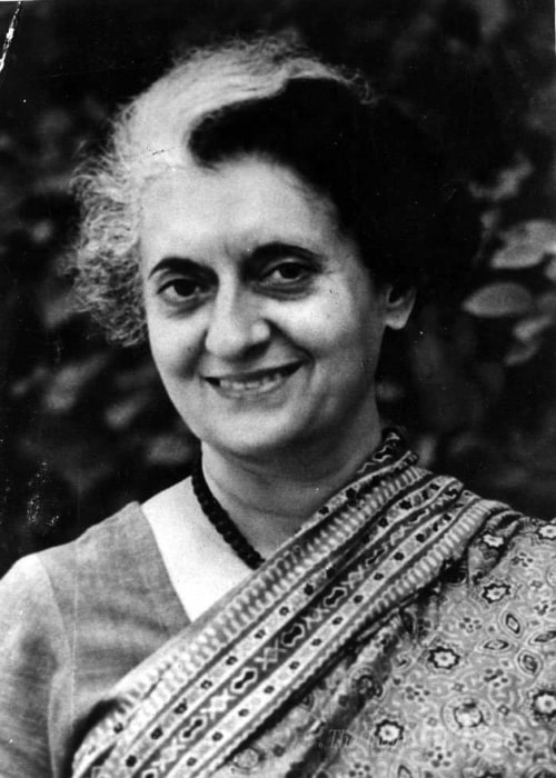 Indira Gandhi as seen in a picture taken in taken in the past