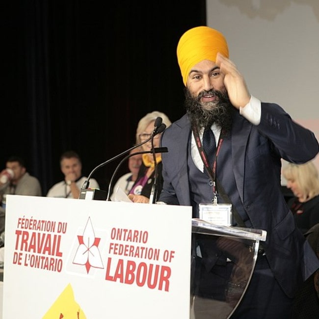 Jagmeet Singh as seen in November 2017