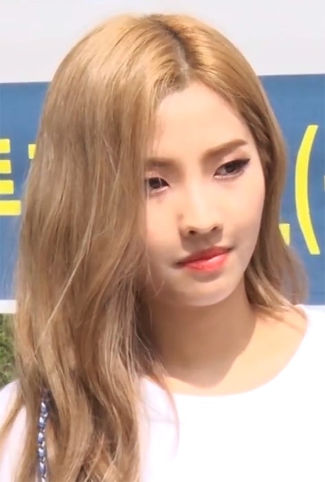 Jeon So-yeon as seen at the advanced voting for the 2018 South Korean by-elections on June 8, 2018