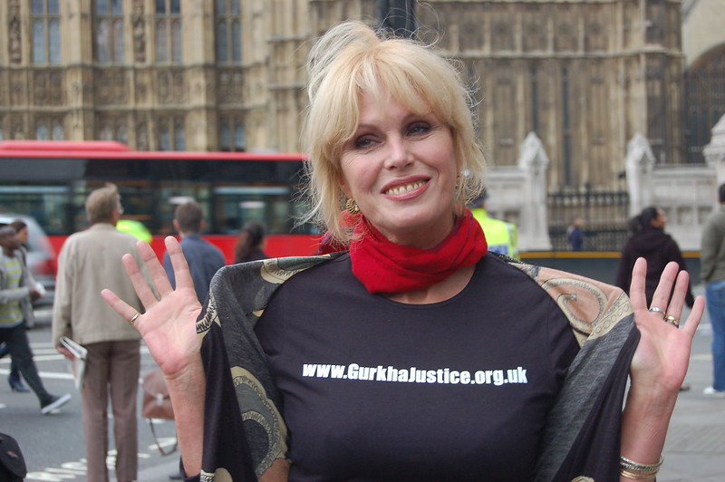 Joanna Lumley as seen in October 2008