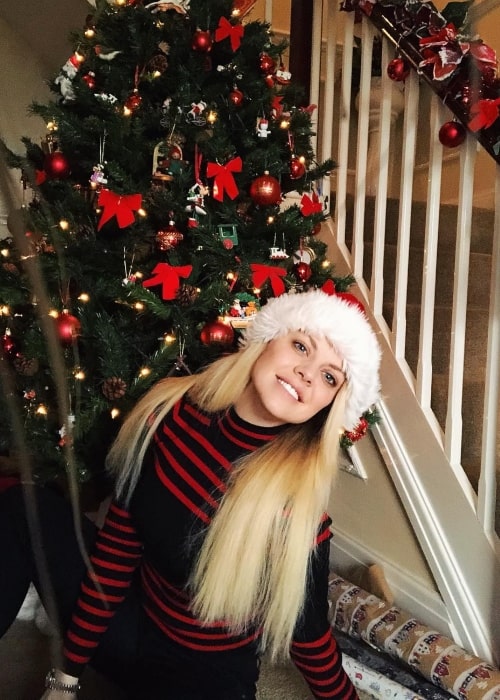Joanne Clifton as seen in a picture taken Christmas Eve in December 2018