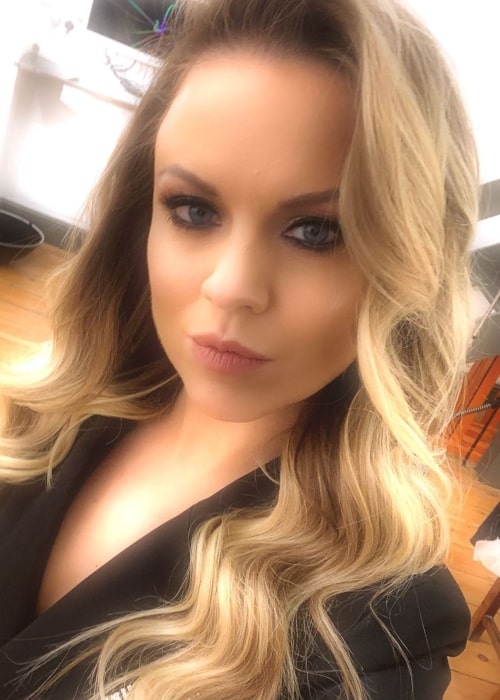 Joanne Clifton as seen in a selfie taken in December 2019