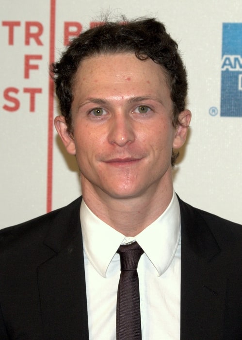 Jonathan Tucker as seen while smiling for a picture at the 2009 Tribeca Film Festival for the premiere of 'An Englishman in New York'