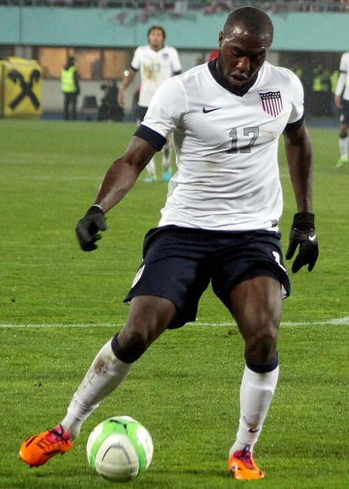 Jozy Altidore as seen in a picture taken during the match, Austria Vs. United States of America at the Ernst-Happel-Stadion in Vienna in 2013