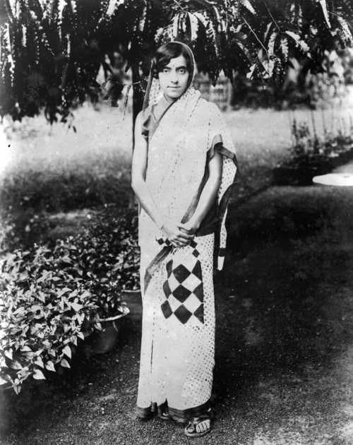 Kamala Nehru as seen in a picture taken in 1930