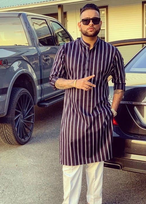 Karan Aujla in an Instagram post in September 2019