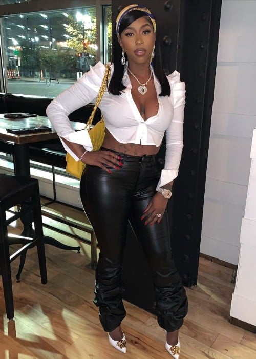 Kash Doll as seen while posing for the camera in November 2019