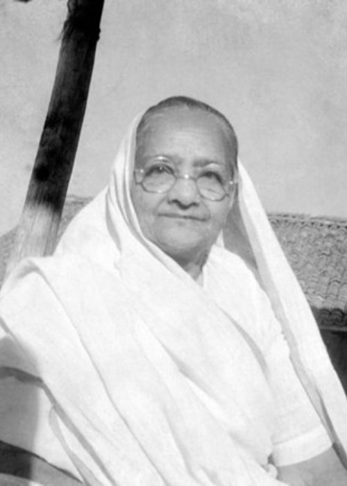 Kasturba Gandhi as seen in a picture taken during the 1940s