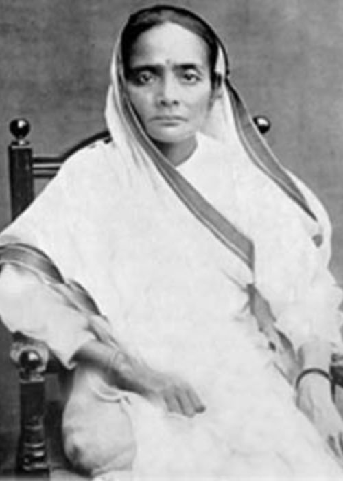 Kasturba Gandhi as seen in a picture taken in the past