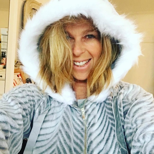 Kate Garraway in a selfie in December 2019