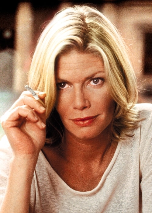 Kelly McGillis as seen in a production still taken while she portrayed the character of Professor Diana Maitland in The Monkey's Mask (2000)