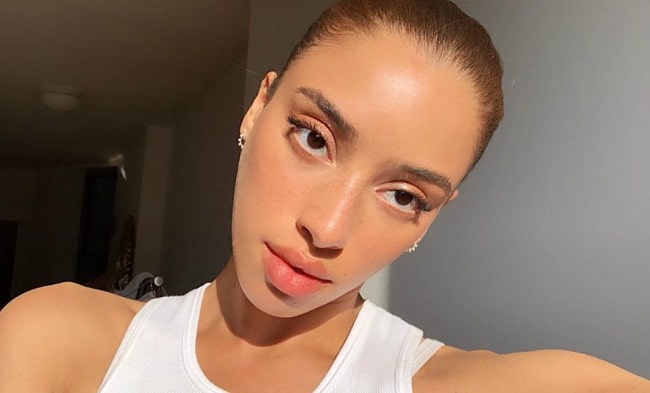 Khadijha Red Thunder in an Instagram selfie as seen in June 2019