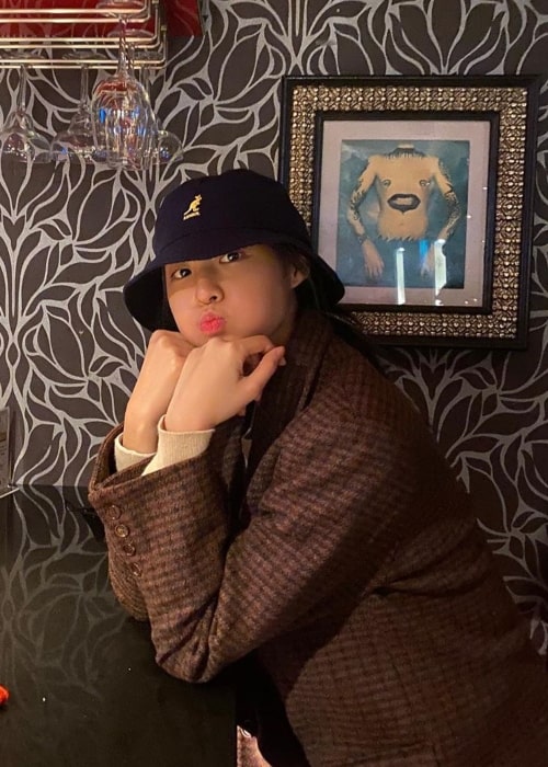 Kim Seol-hyun as seen in a picture taken in December 2019