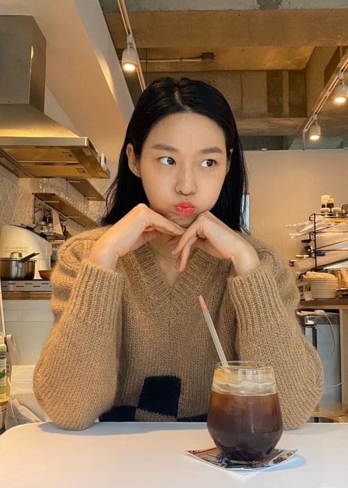 Kim Seol-hyun as seen in a picture taken in December 2019