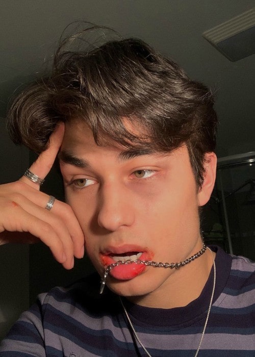 Kio Cyr in an Instagram selfie as seen in November 2019