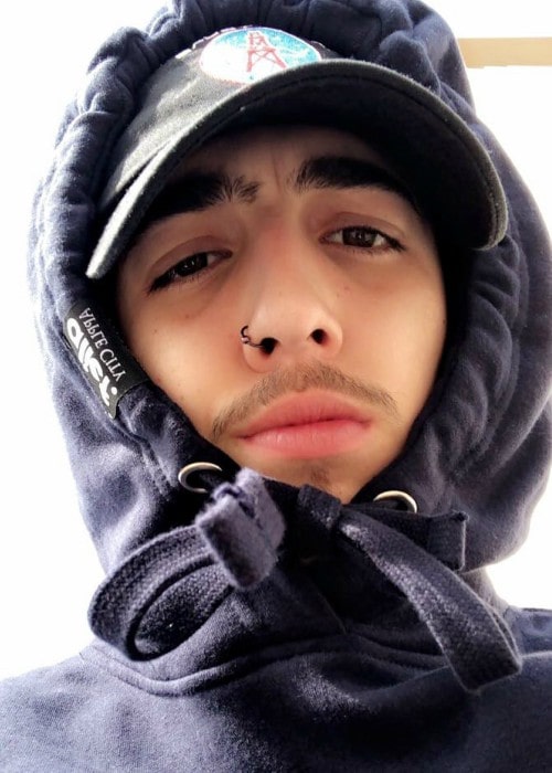 Kristopher Nava in an Instagram selfie as seen in March 2019