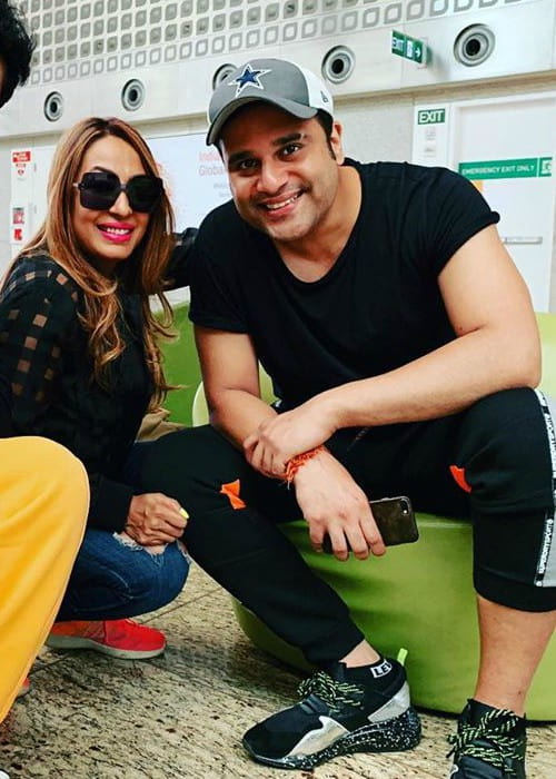 Krushna Abhishek and Kashmira Shah as seen in October 2019