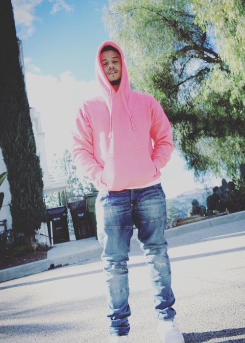Lil' Fizz as seen while posing for the camera in 2019