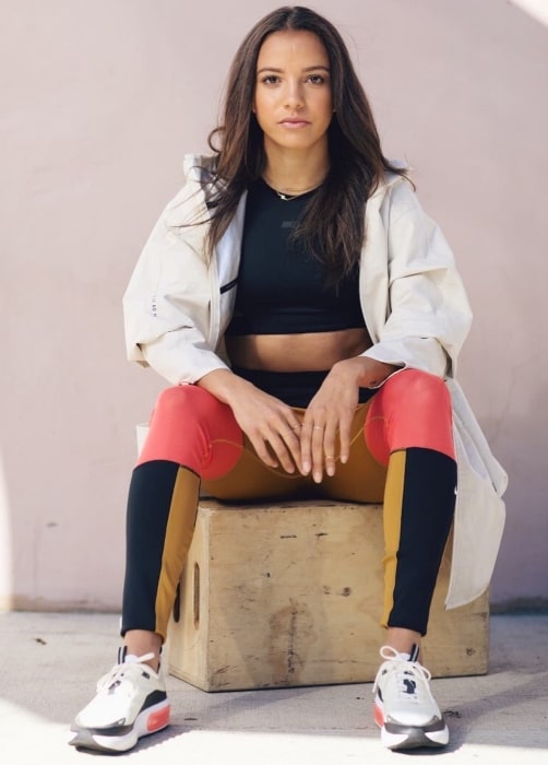 Mallory Pugh as seen in a picture taken in April 2019