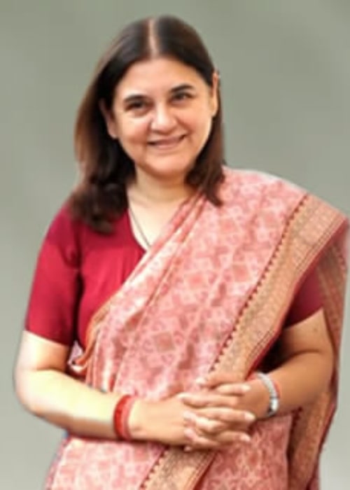 Maneka Gandhi as seen in a picture taken at the Trailer launch of 'It's Entertainment' on May 20, 2014