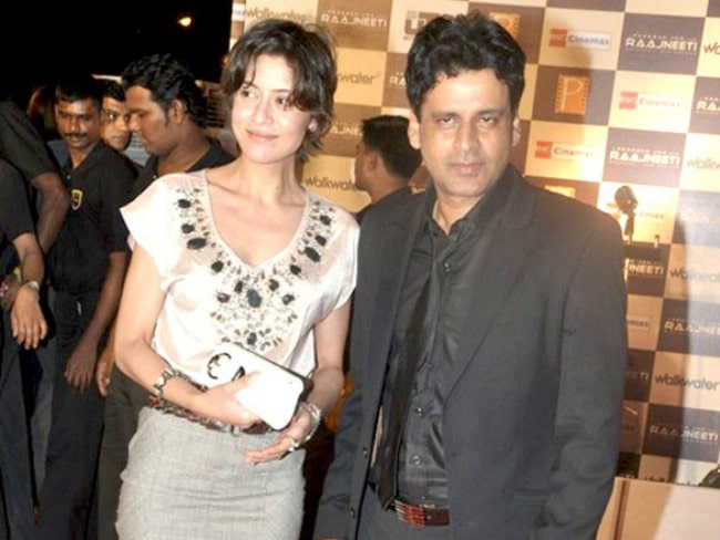 Manoj Bajpayee and Neha Bajpayee as seen in June 2010