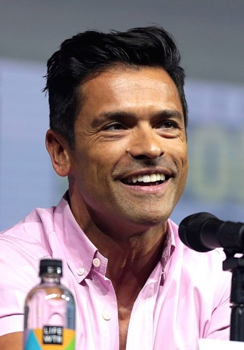 Mark Consuelos speaking at the 2018 San Diego Comic-Con International in California