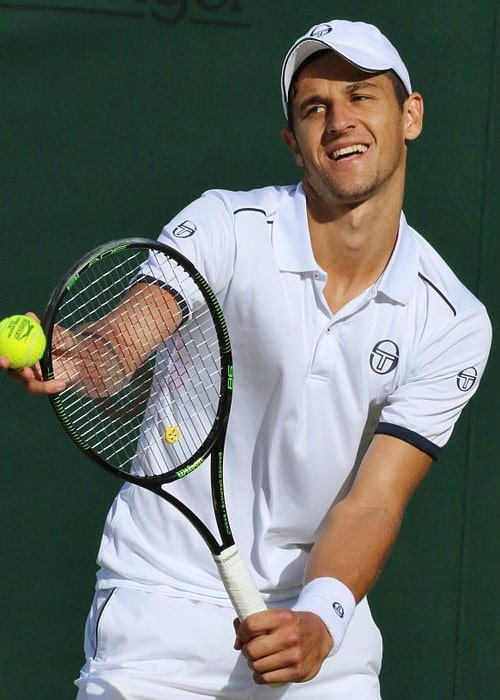 Mate Pavić during a tournament in July 2016