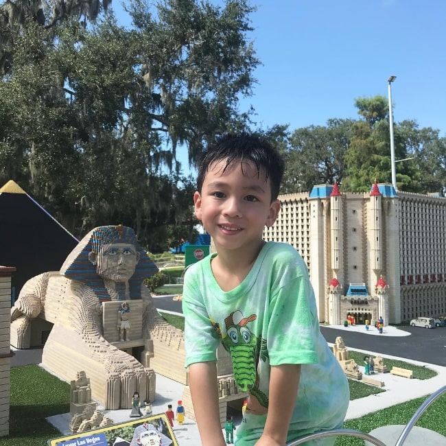 Mateo Moy as seen in a picture taken at Legoland Florida in September 2018