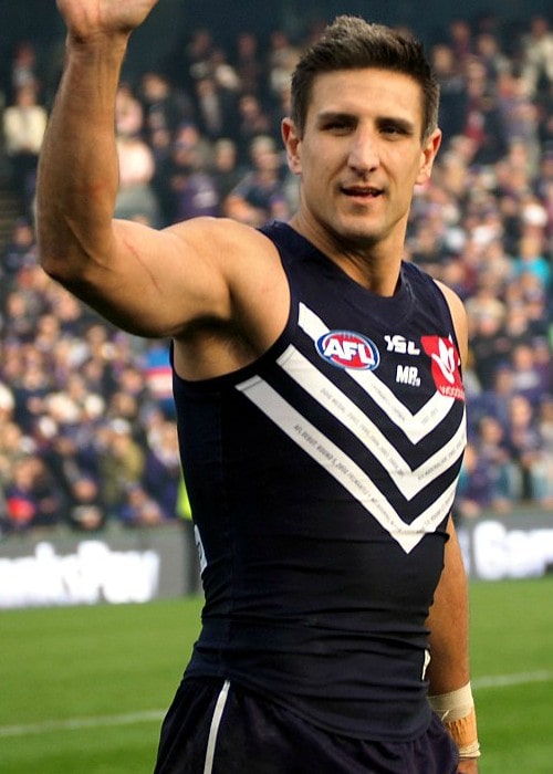 Matthew Pavlich during a match in August 2016