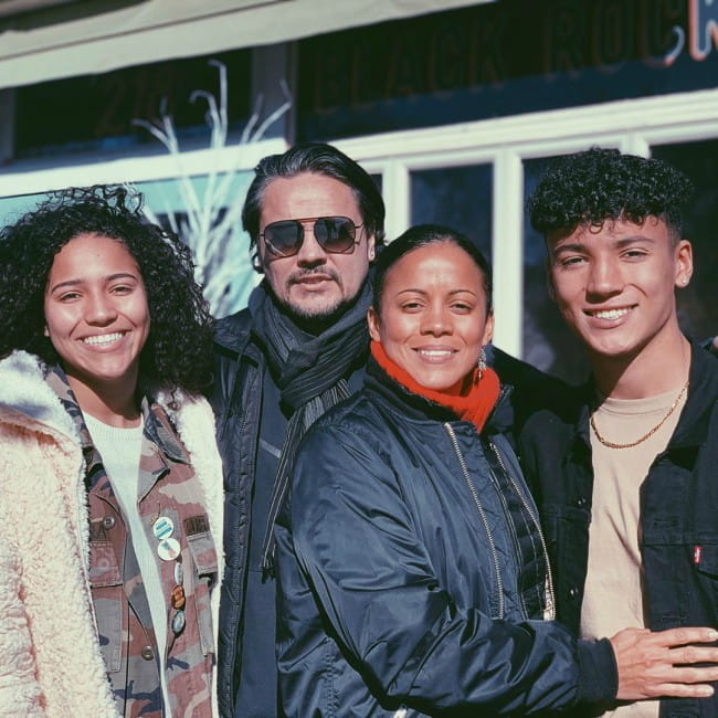 Maximo Rivano with his family as seen in November 2019