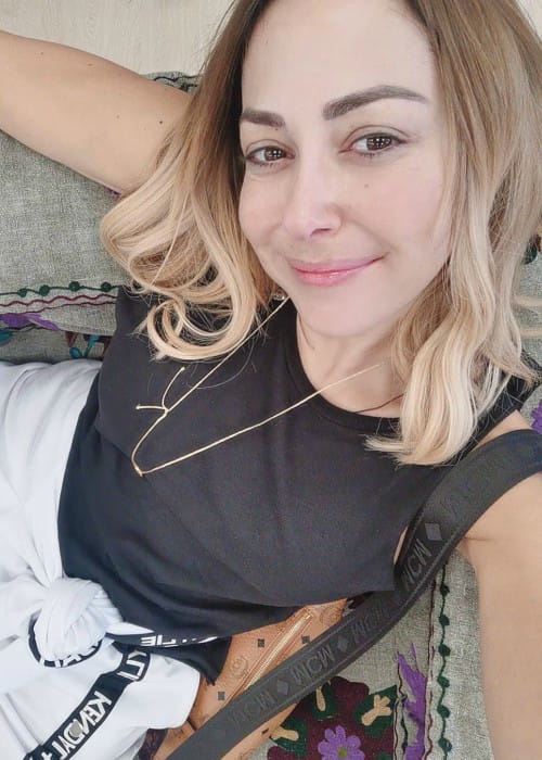 Melina Aslanidou in a selfie as seen in November 2019