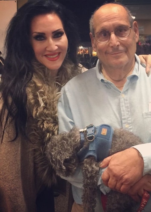Michelle Visage as seen in a picture with her father Martin H. Shupack in June 2019