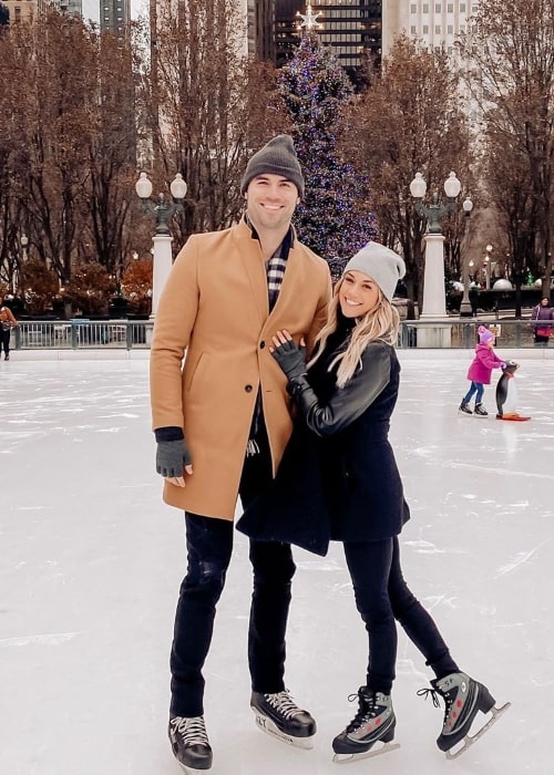 Mike Caussin as seen in a picture alongside Jana Kramer in December 2019