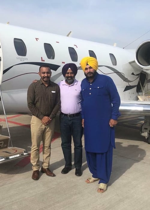 Navjot Singh Sidhu as seen in a picture taken in Chhattisgarh in April 2019