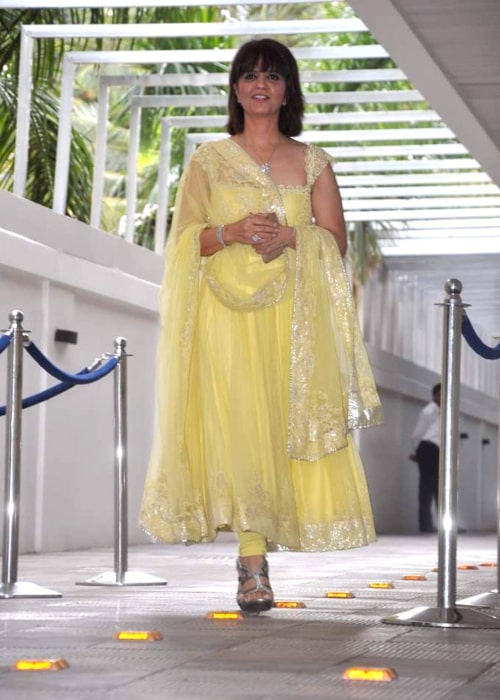 Neeta Lulla as seen in a picture taken at Esha Deol's mehendi ceremony on July 4, 2012