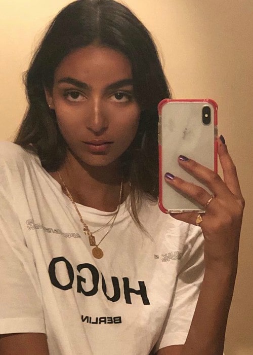 Nora Attal in an Instagram selfie as seen in August 2018