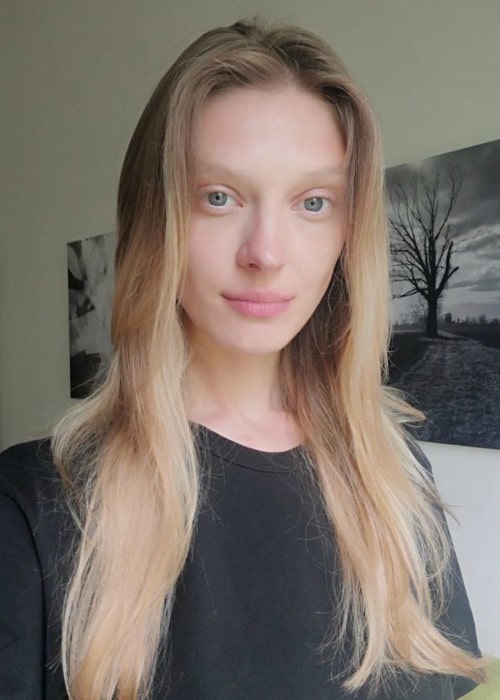 Olga Sherer in a selfie as seen in August 2019