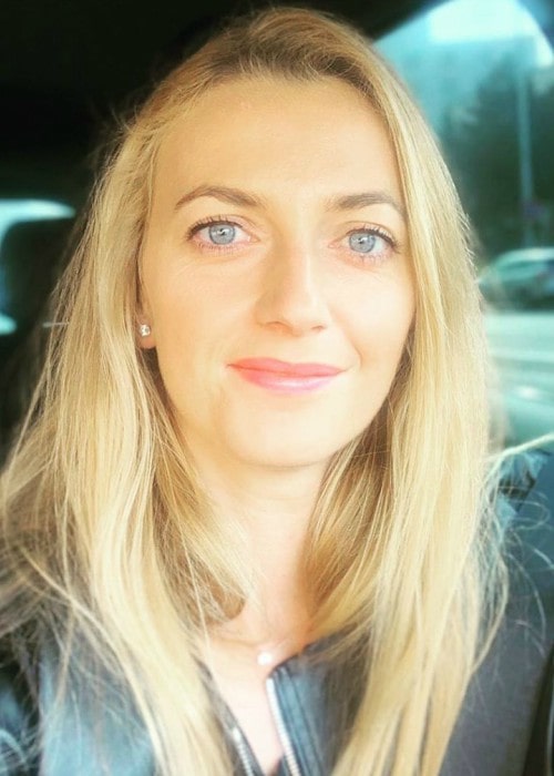 Petra Kvitová in an Instagram selfie as seen in October 2019