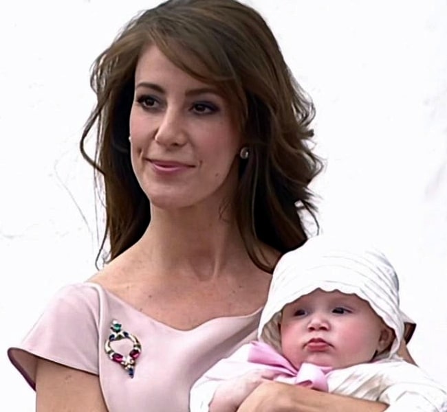 Princess Marie of Denmark as seen at the baptism ceremony of her 2nd child with Prince Joachim of Denmark in Mogeltonder Church in Sonderjylland, Denmark on May 20, 2012