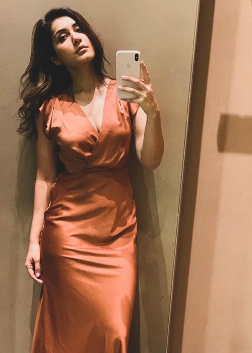 Raashi Khanna in a selfie in December 2018