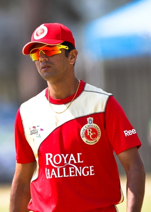 Rahul Dravid as seen in a picture taken during a match while he played for the Royal Challengers Bangalore in January 2000