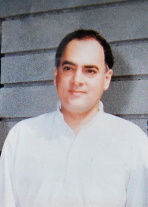 Rajiv Gandhi as seen in a picture taken 7, Race course road in 1988