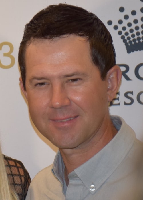 Ricky Ponting as seen in a cropped image from an original that was taken at the IMG@23 Players' Party at Crown Resort on January 18, 2015