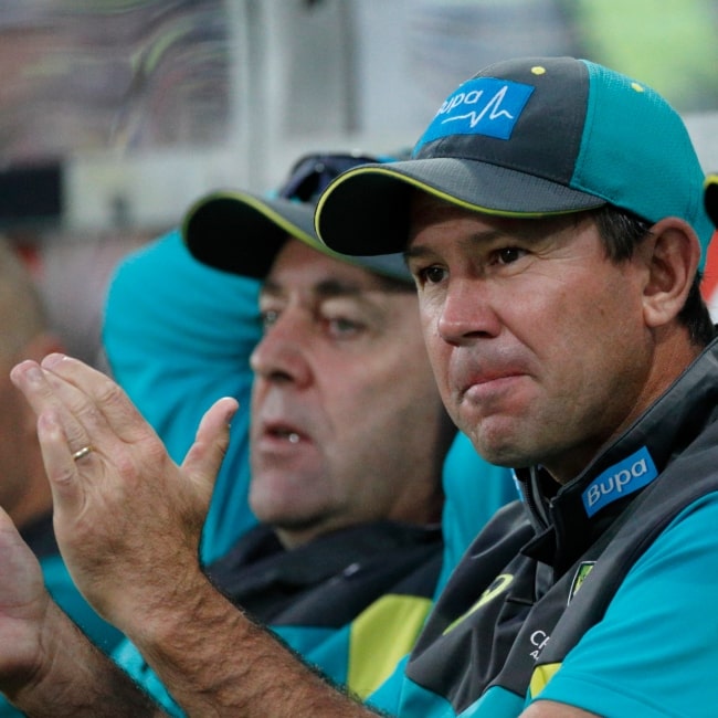 Ricky Ponting as seen in a picture taken during the 2017-18 Trans-Tasman Tri-Series on February 23, 2018