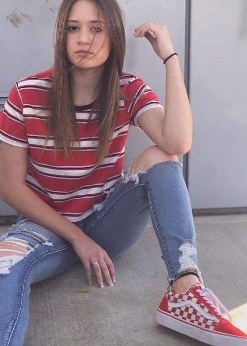 Riley Lewis as seen in a picture taken in February 2018