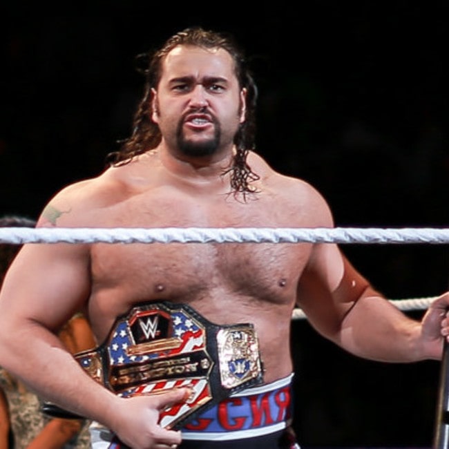 Rusev as seen in February 2015