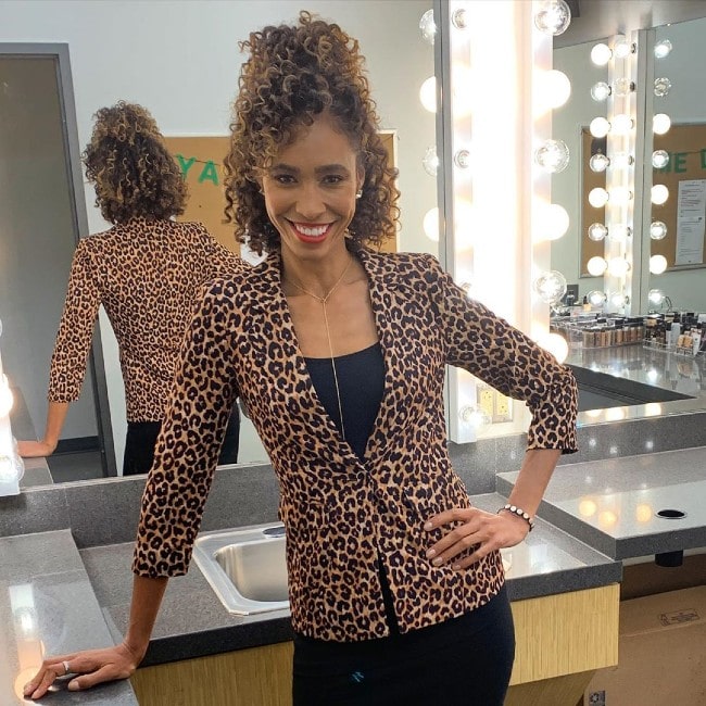 Sage Steele as seen in November 2019