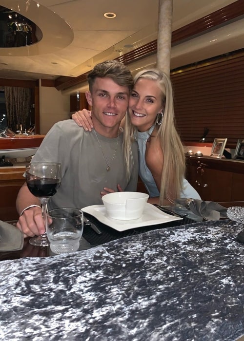 Sam Curran as seen in picture taken with his beau Isabella Symonds-Willmott in September 2019